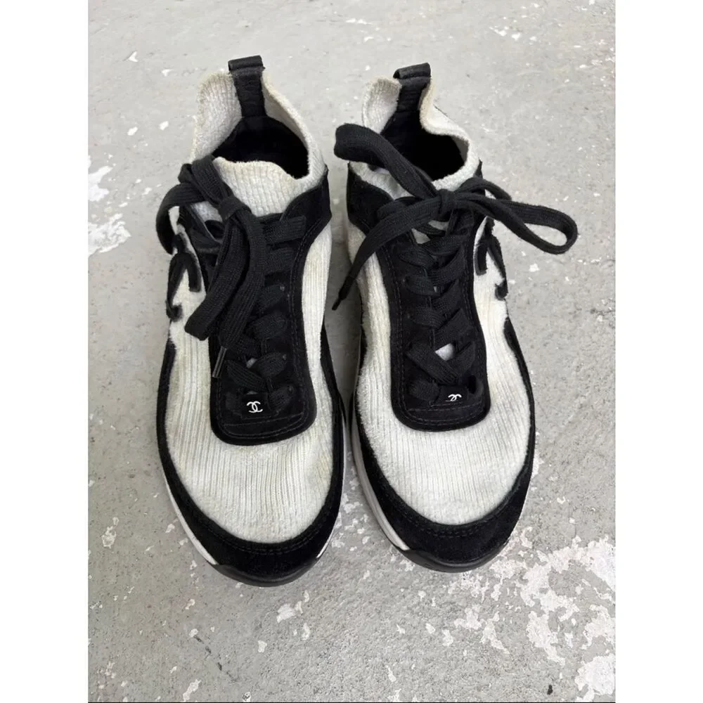 Chanel interlocking cc runner trainers
